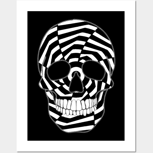 Two Tone Skull Wall Art by Nuletto